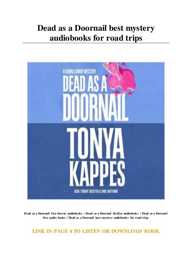 Dead As A Doornail Best Mystery Audiobooks For Road Trips
