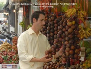 Unique Product Solutions to Trend #1 the $75Billion Anti-Inflammatory market (and growing) 