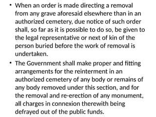 dead disposal and exhumation lesson 7.pptx