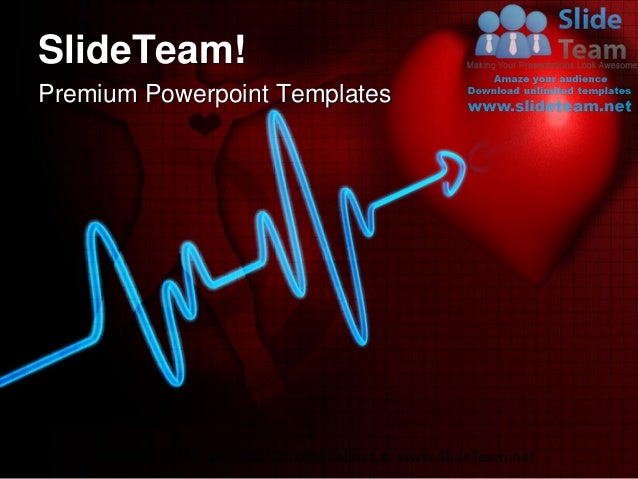 deadline heartbeat medical power point themes templates and pp designs