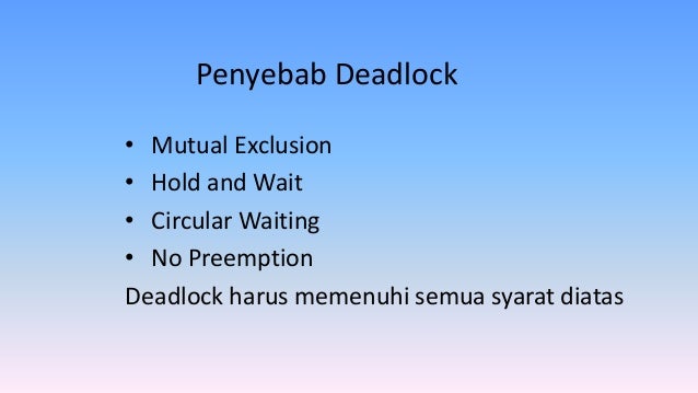 Deadlock