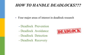 Deadlock Presentation | PPTX
