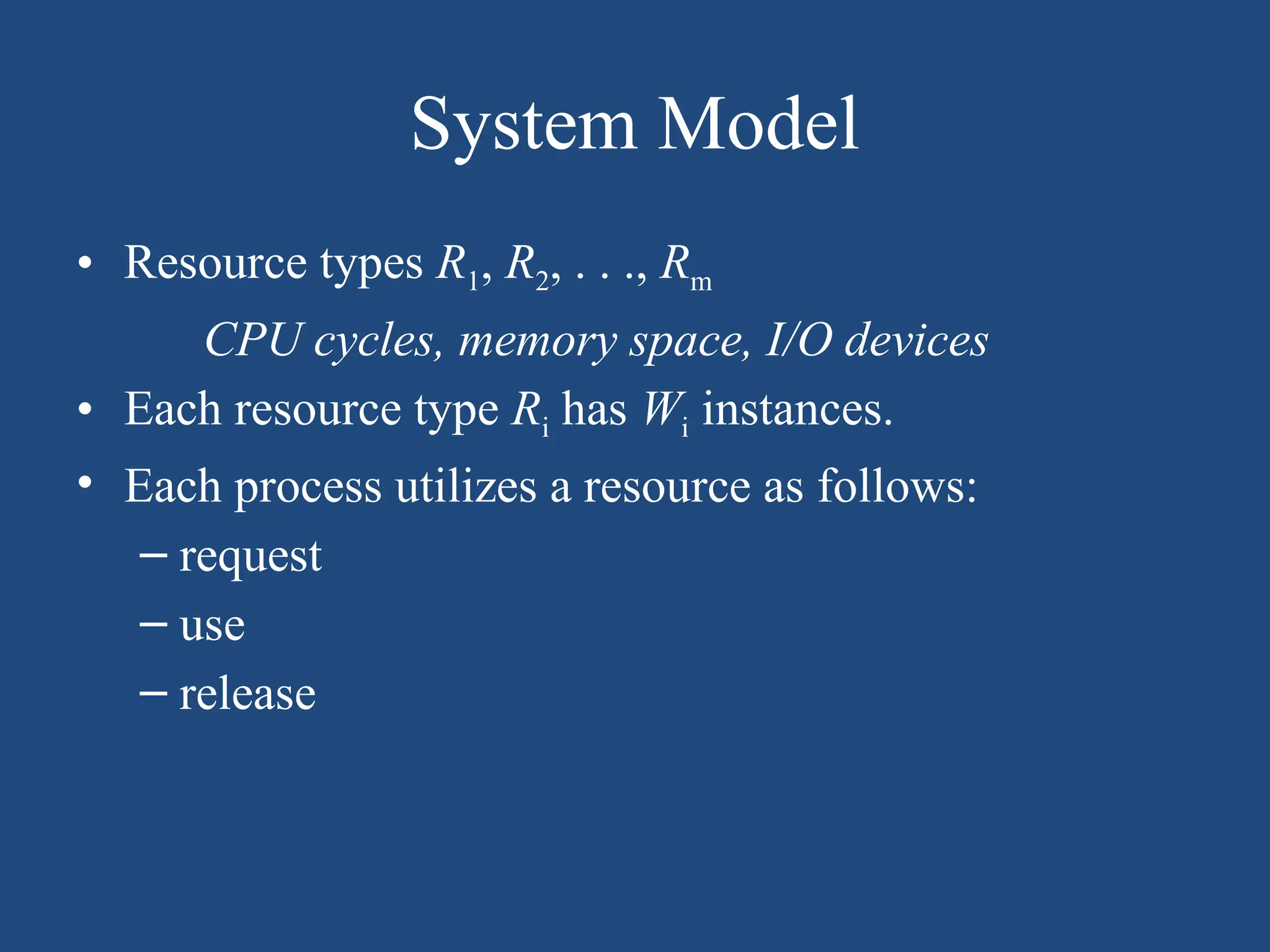 Deadlock in Operating system concept, Types of Deadlock | PPTX