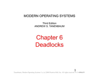 deadlock ppt about inter process in operating system | PPT