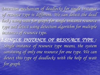 Deadlock ppt | PPTX