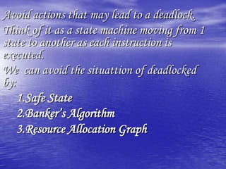 Deadlock ppt | PPTX