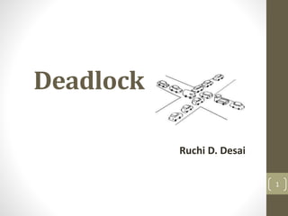 Deadlock
Ruchi D. Desai
1
 