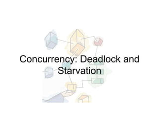 Concurrency: Deadlock and
Starvation
 