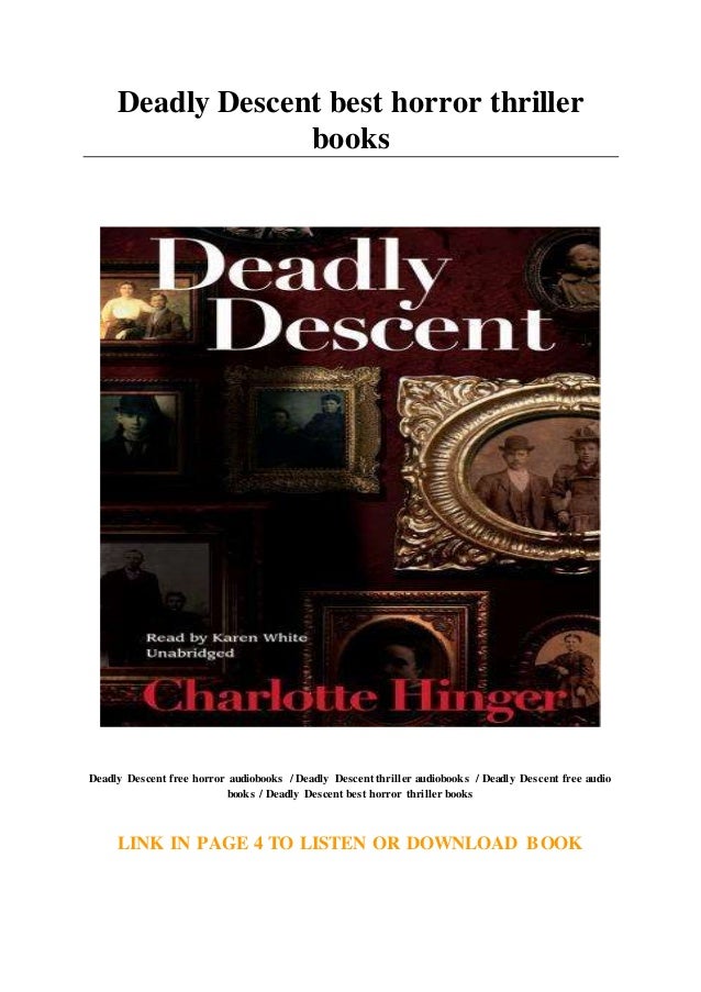 Deadly Descent best horror thriller books