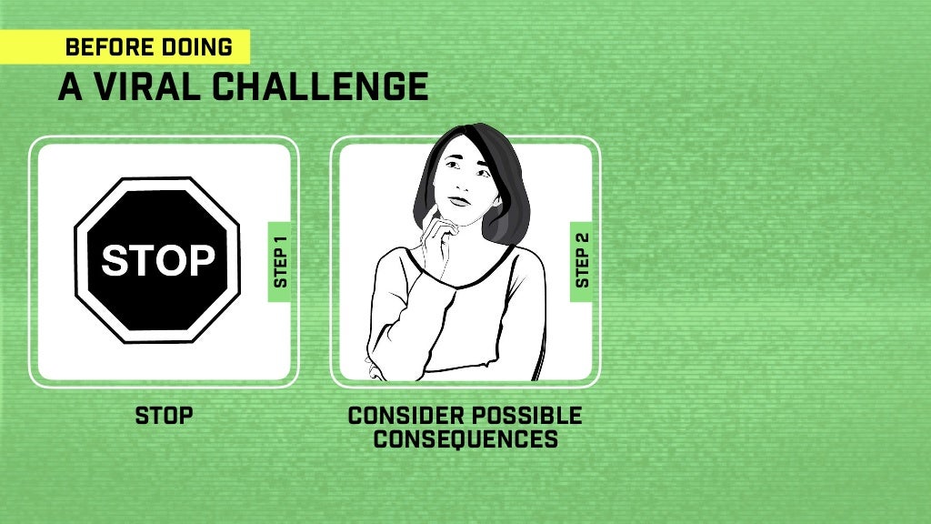 before doing a viral challenge