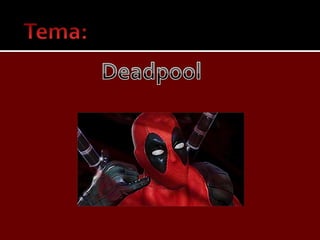 Deadpool Powerpoint Theme Deadpool | PPSX