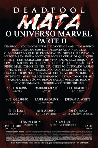 Deadpool mata o universo marvel #2302
