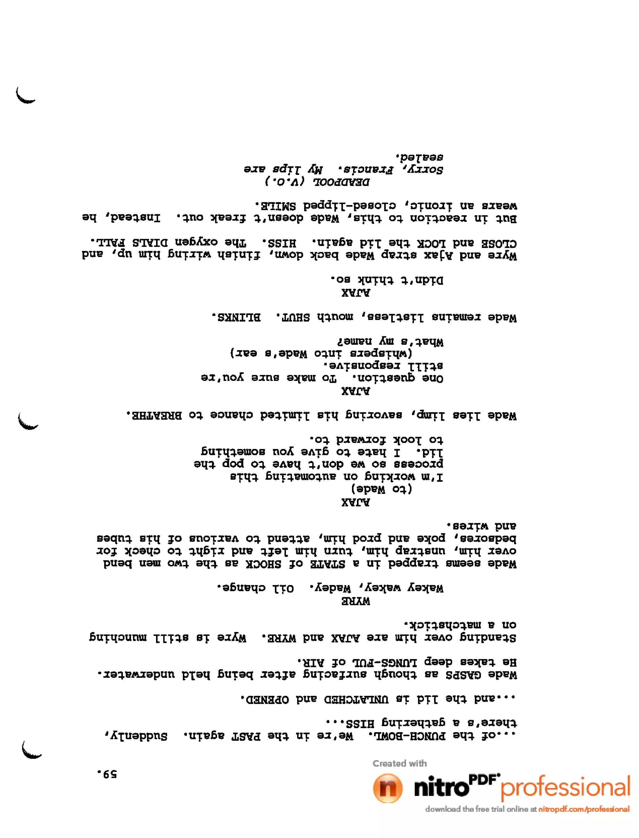 'PSTl?SS
SoIl? sdrT AN • sr::JUl?oI~ , AoIoIOS
(00011) 'IOOd~a
'~~lWS padd~T-pasoTo 'o~uo~~ u~ s~~aM
a~ 'p~a~sul '~no ~~a~~ ~,usaop ap~M 'S~~~ 0+ uo~~o~a~ u~ ~na
'~~d S~la ua6axo aq~ 'SSlH 'u~~6~ P~T aq+ XOO~ pu~ ~SO~O
pu~ 'dn W1~ 6U~~~M qs~u~~ 'UMOp ~o~q ap~M d~~~s X~~V pu~ a.IhM
·os ~u~q~ ~,up~a
xv!'V
l.aureuhUIsI ~~'lIM
(~~a s,ap~M o~u~ s~ads~qM)
'aA~suodsa~TT~~s
a.I,nOh a.Insa~~UIo~ 'uo~~sanbauo
xv!'V
·O~ p.I~M.IO~~ooT 0+
6u~~+aUIosnOh aA~6 0+ a~~~ I 'P~T
aq~ dod o~ aA~~ ~,UOP aM os ssaoo.Id
s~q~ 6U~+~UIo+n~uo 6U~~~OM UI,l
(ap~M O~)
XV!'V
'sa~~M pu~
saqn~ s~q ~O snO~~~A O~ pua+~~ 'W1q pO.Idpu~ a~od 'sa.Iospaq
.IO~ ~oaqo O~ ~q6~.Ipu~ ~~al W1q u~n+ 'W1q d~.I~sun'W1q .IaAO
puaq uaUIOM~ aq~ s~ XOOHS ~O ~V~S ~ u~ padd~.I~SUIaasap~M
'a6u~~o T~O °hap~M 'ha~~M ha~~M
mIXM
'~o~~sqo+~ ~ uo
6u~~ounUITT~~s s~ a~hM °mIXM pu~ XV!'V a~~ W1~ .IaAO6u~pu~+S
'~lV ~O ~d-S~Nn~ daap sa~~~ aH
·~a+~M.IapunPTa~ 6u~aq .Ia~~~ 6u~o~~.Ins~6no~~ s~ SdSV~ ap~M
···SSlH 6u~.Ia~~~6~ s,a~aq~
'hTuappns 'u~~6~ ~SVd a~~ u~ a.I,aM '~oa-HONnd a~~ ~o···
'65
 
