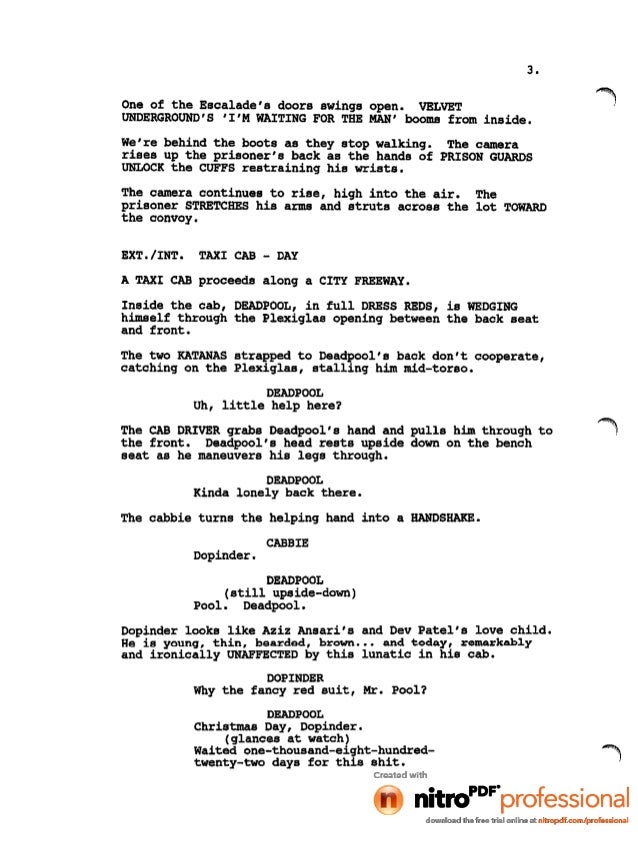 full movie scripts pdf