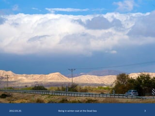 2012.03.20. Being in winter coat at the Dead Sea 3 
 