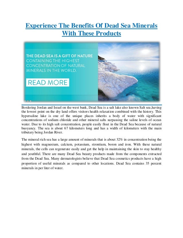 dead sea beauty
