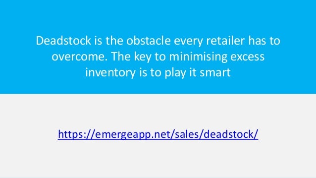 deadstock meaning stockx