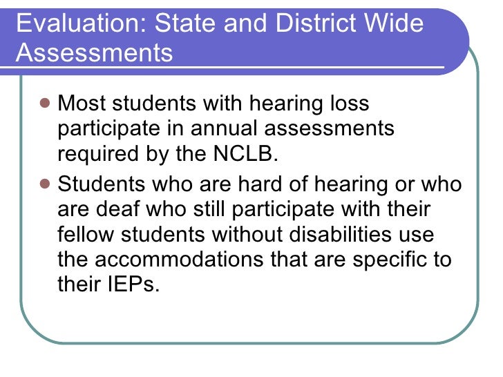 hearing impairment accommodations