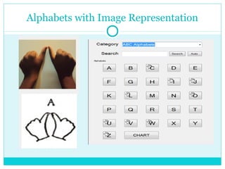 Alphabets with Image Representation
 