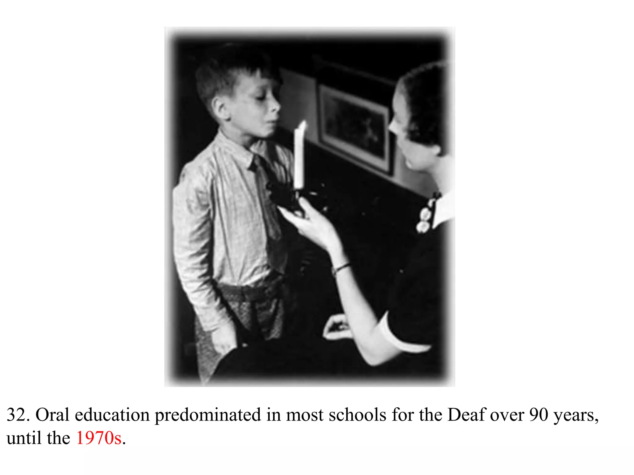 ASL Deaf history timeline