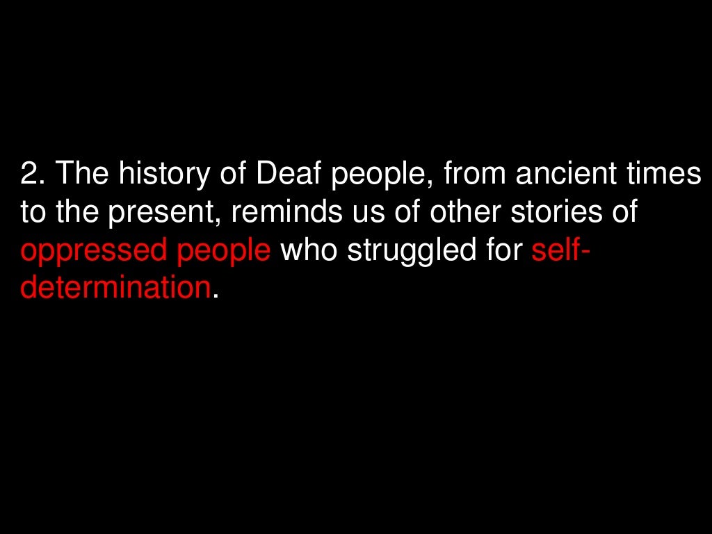 ASL Deaf history timeline