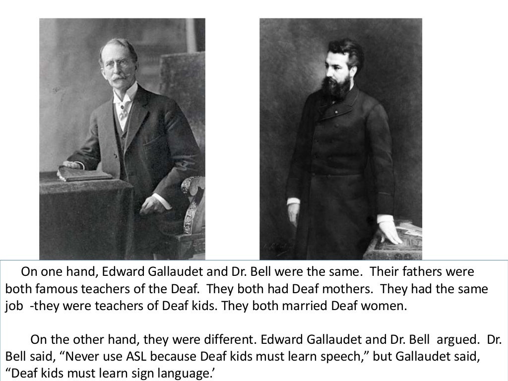 ASL Deaf history timeline