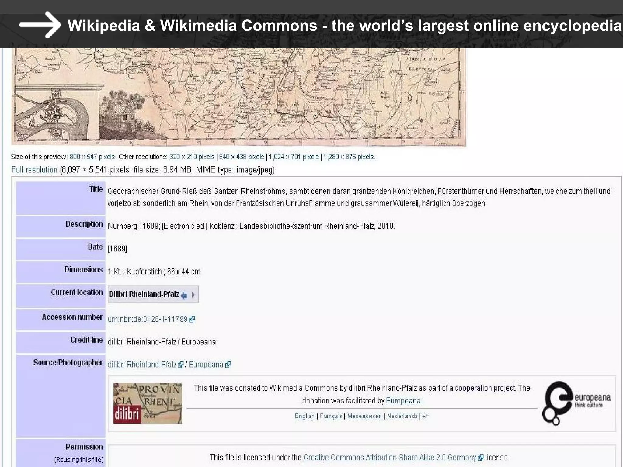 Wikipedia & Wikimedia Commons - the world’s largest online encyclopedia
 