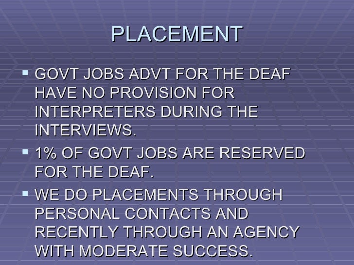 jobs with the deaf