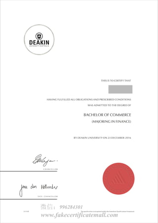 Deakin university diploma/dku degree | PDF