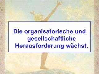 © Copyright PROJECT CONSULT GmbH 2002 / Autorenrecht Dr- Ulrich Kampffmeyer2001-2002
© PROJECT CONSULT 2002
© PROJECT CONSULT 2002
Die organisatorische und
gesellschaftliche
Herausforderung wächst.
 