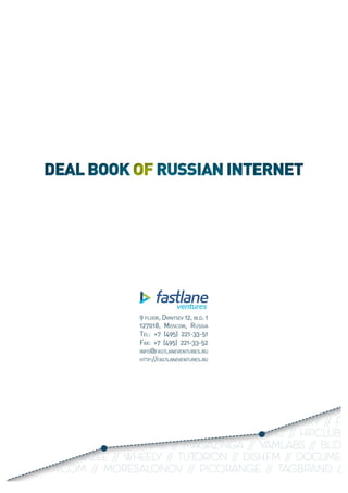 Deal Book Of Russian Internet - Fast Lane Ventures