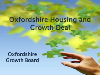 Oxfordshire
Growth Board
 