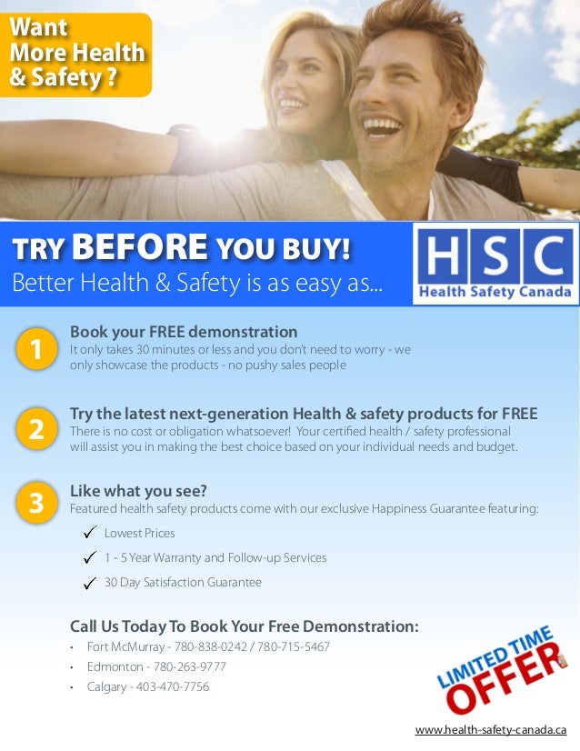 Health & Safety Flyer Brochure