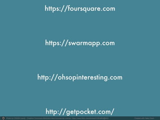 Photo by CRASH:candy - Creative Commons Attribution-NonCommercial License https://www.flickr.com/photos/91903883@N00 Created with Haiku Deck
 