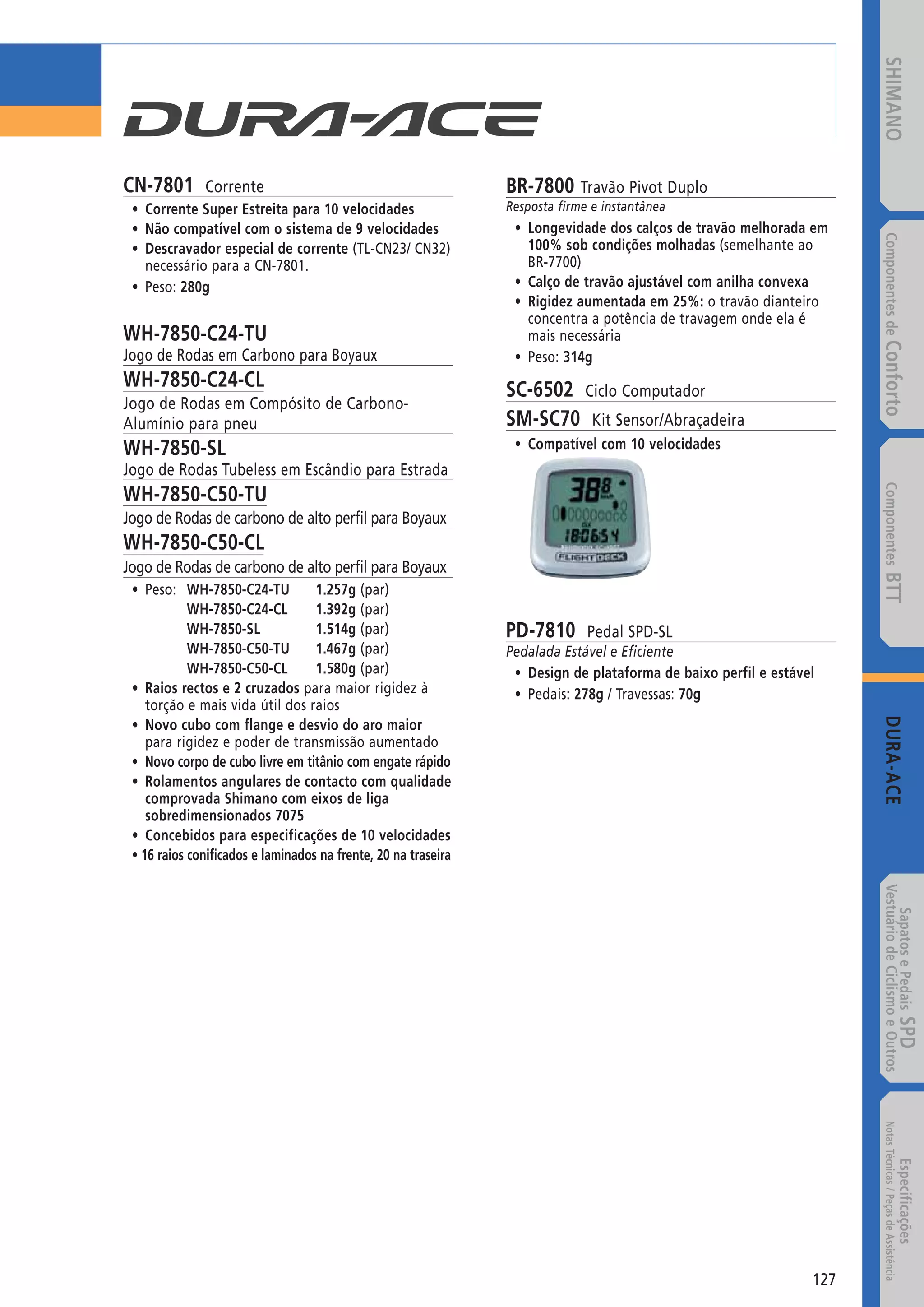 Catalogo 2008 SHIMANO Portugues