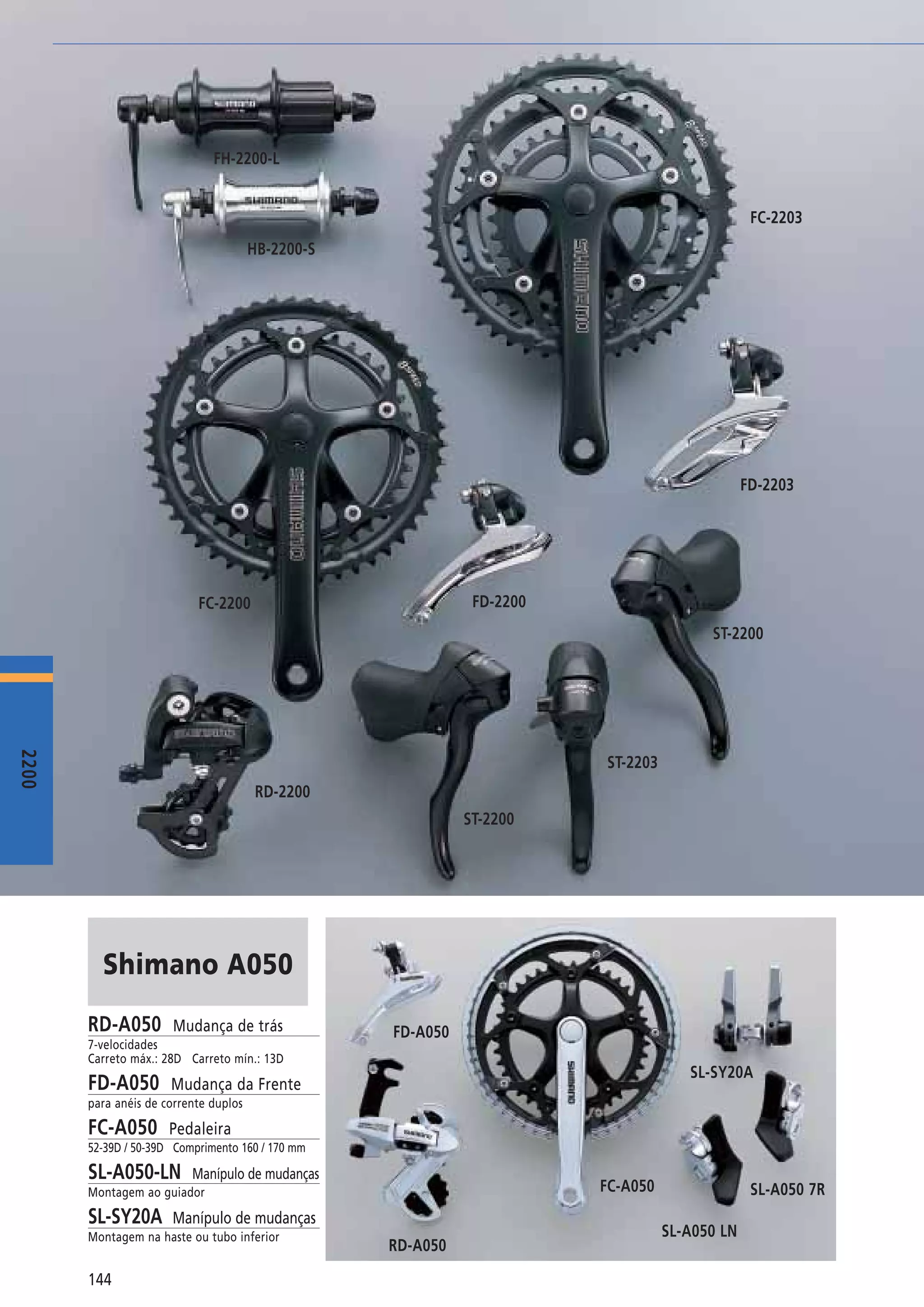 Catalogo 2008 SHIMANO Portugues