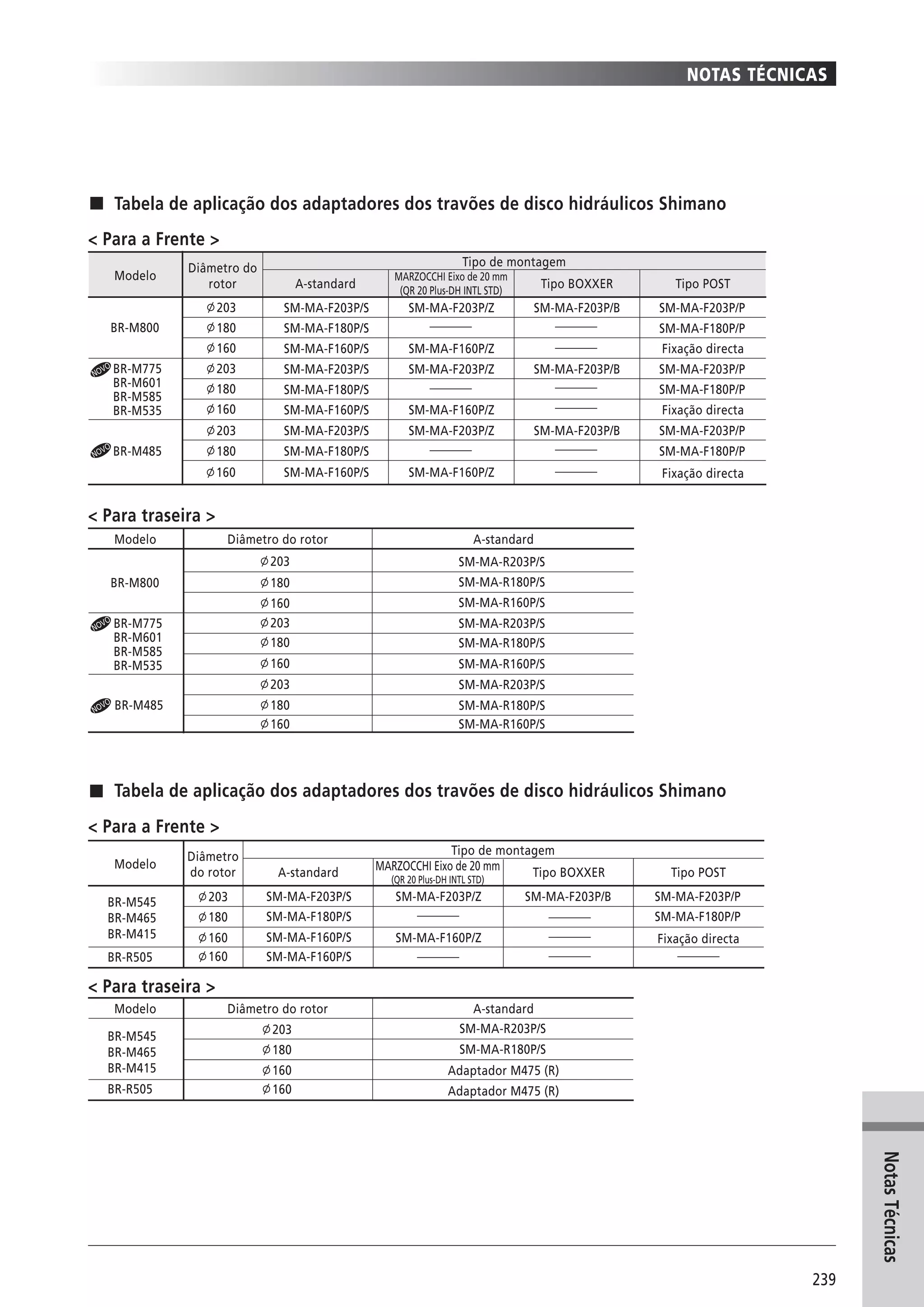 Catalogo 2008 SHIMANO Portugues