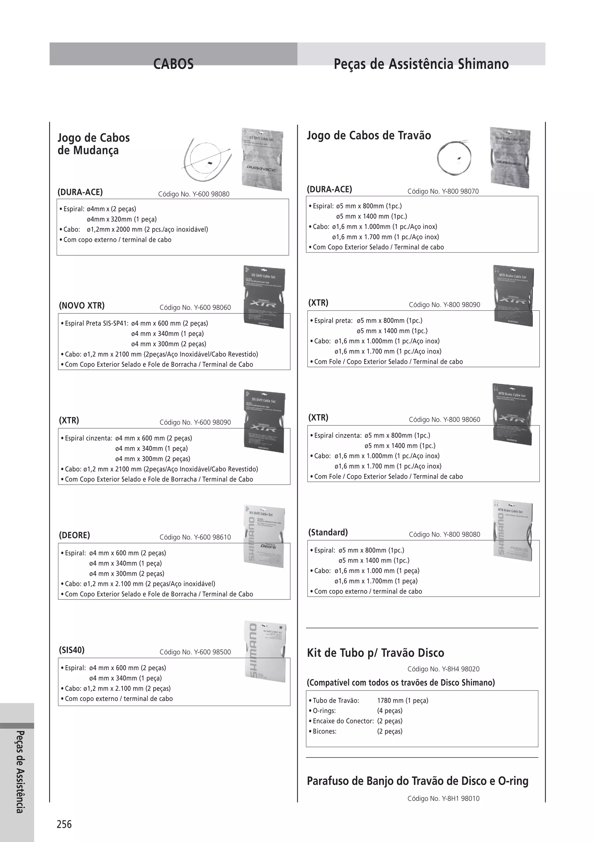 Catalogo 2008 SHIMANO Portugues
