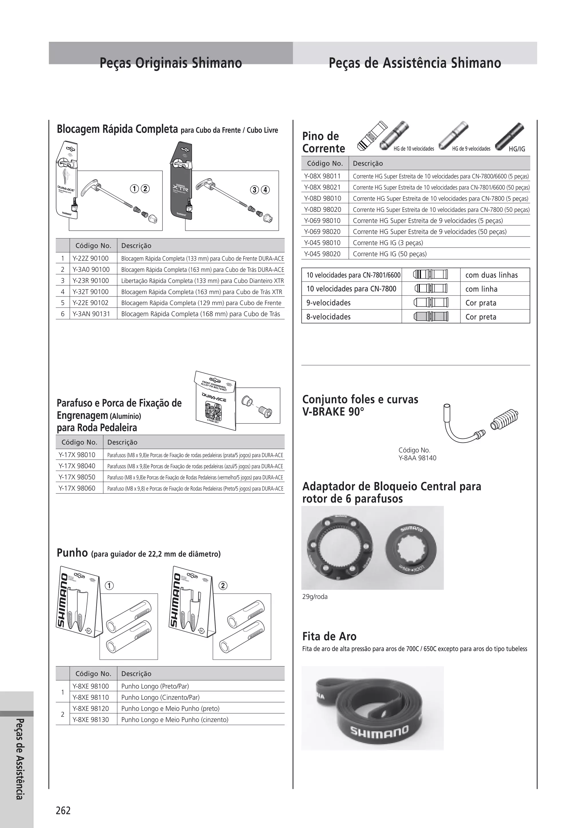 Catalogo 2008 SHIMANO Portugues
