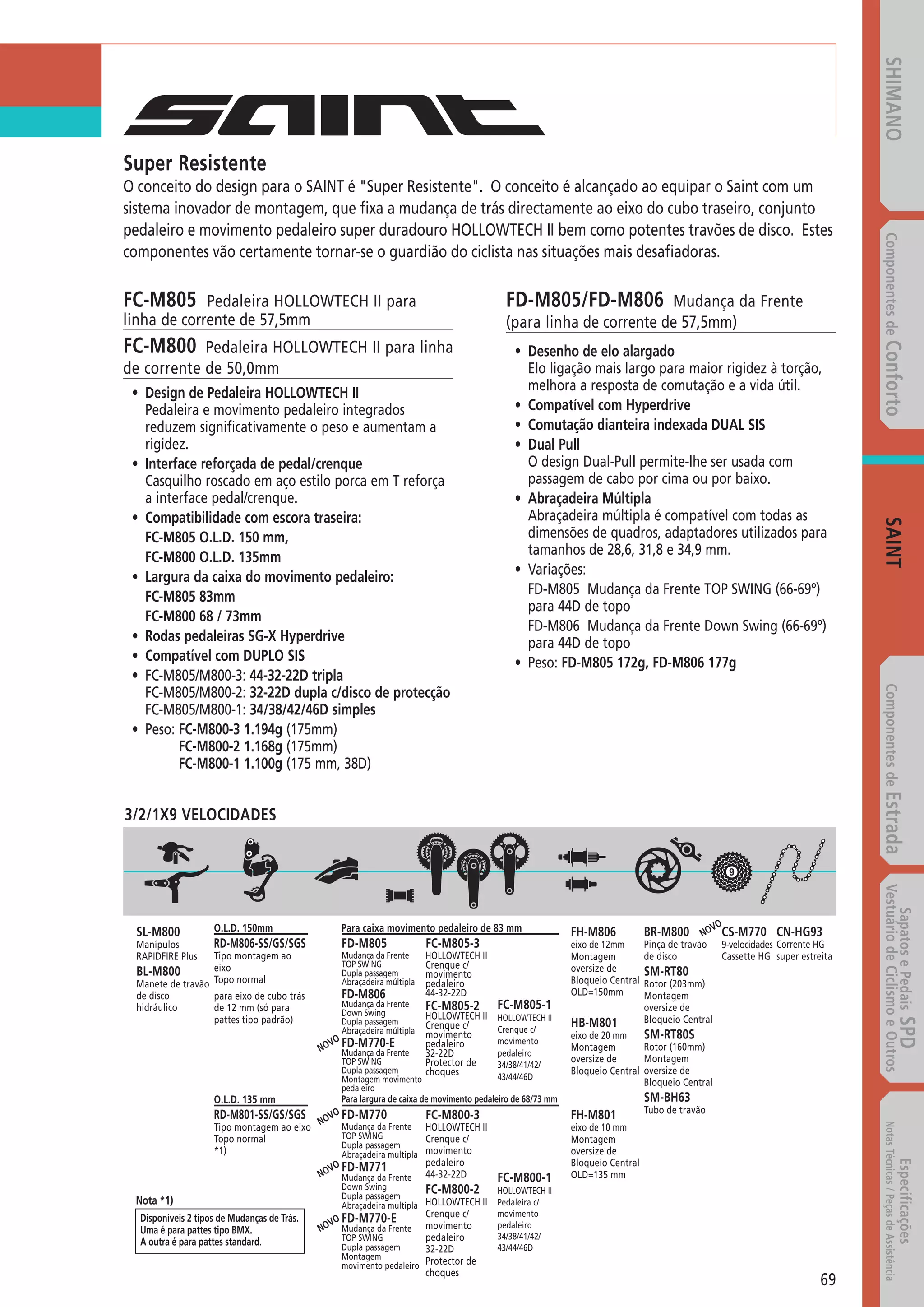 Catalogo 2008 SHIMANO Portugues