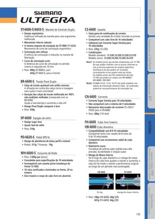 Catalogo 2008 SHIMANO Portugues