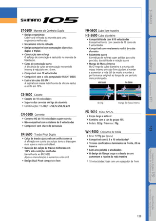 Catalogo 2008 SHIMANO Portugues