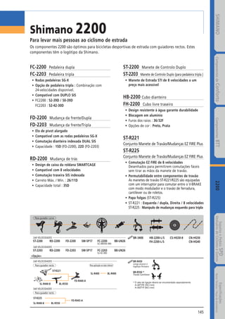 Catalogo 2008 SHIMANO Portugues