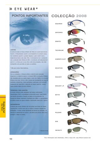 Catalogo 2008 SHIMANO Portugues