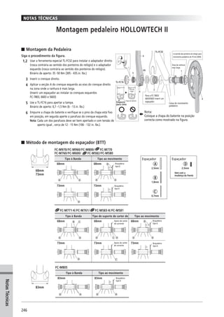 Catalogo 2008 SHIMANO Portugues