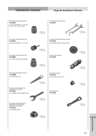 Catalogo 2008 SHIMANO Portugues