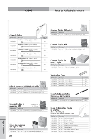 Catalogo 2008 SHIMANO Portugues