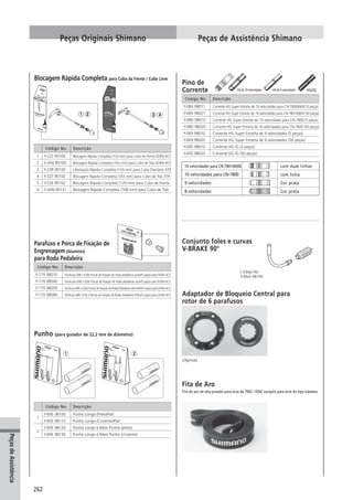 Catalogo 2008 SHIMANO Portugues