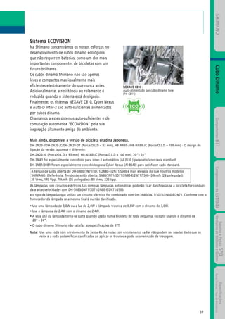 Catalogo 2008 SHIMANO Portugues