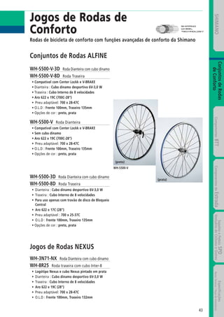 Catalogo 2008 SHIMANO Portugues